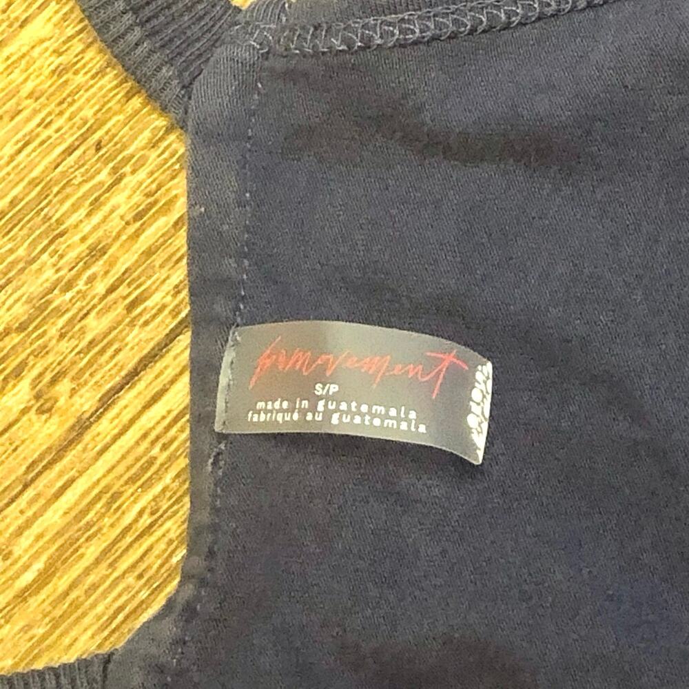 NWOT Free People Movement Blue Indigo Hot Shot Mini Dress Romper Size Small - Picture 14 of 14